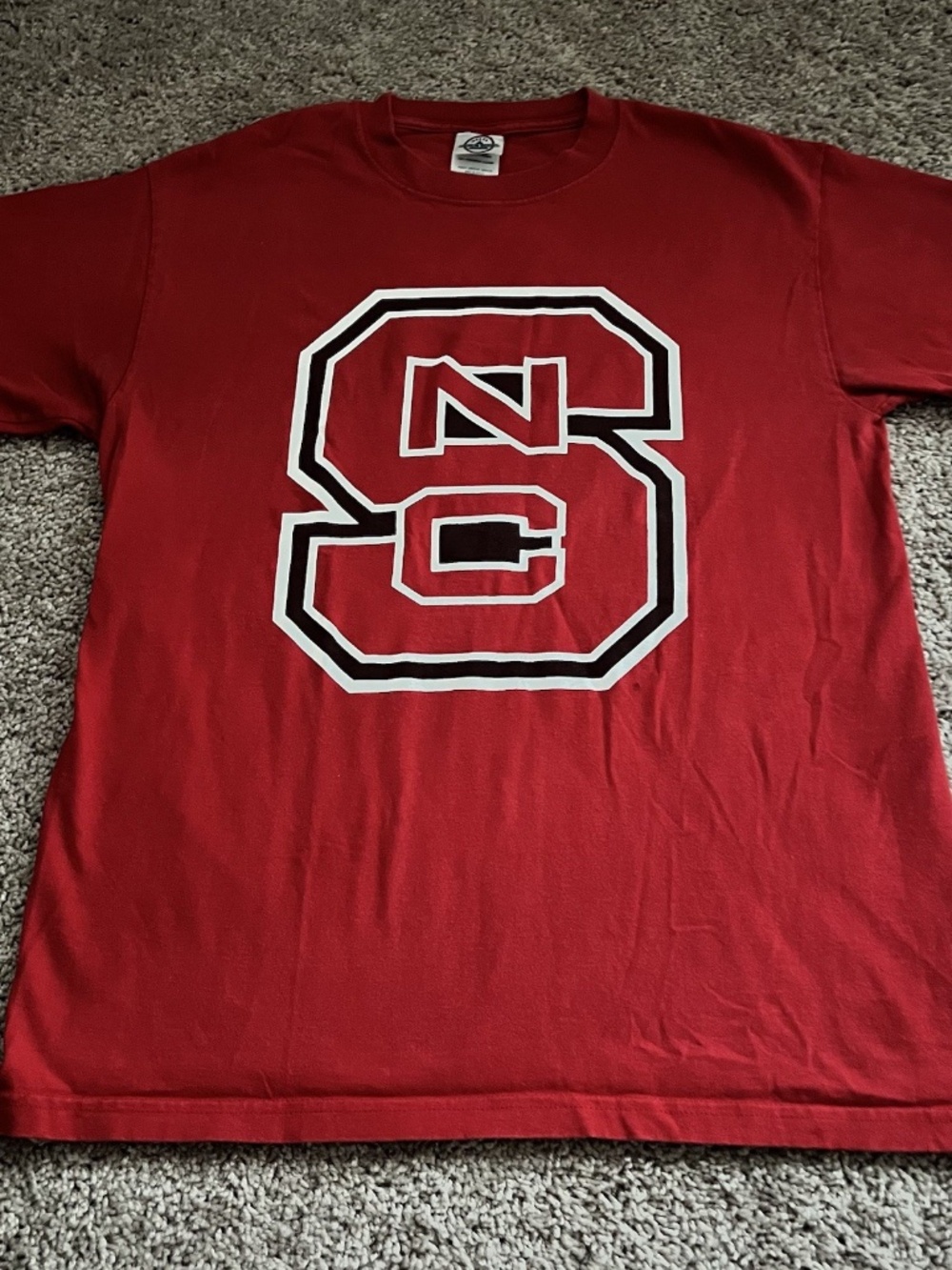 NC State Graphic Short Sleeve Adult Medium Delta Magnum Weight T-Shirt